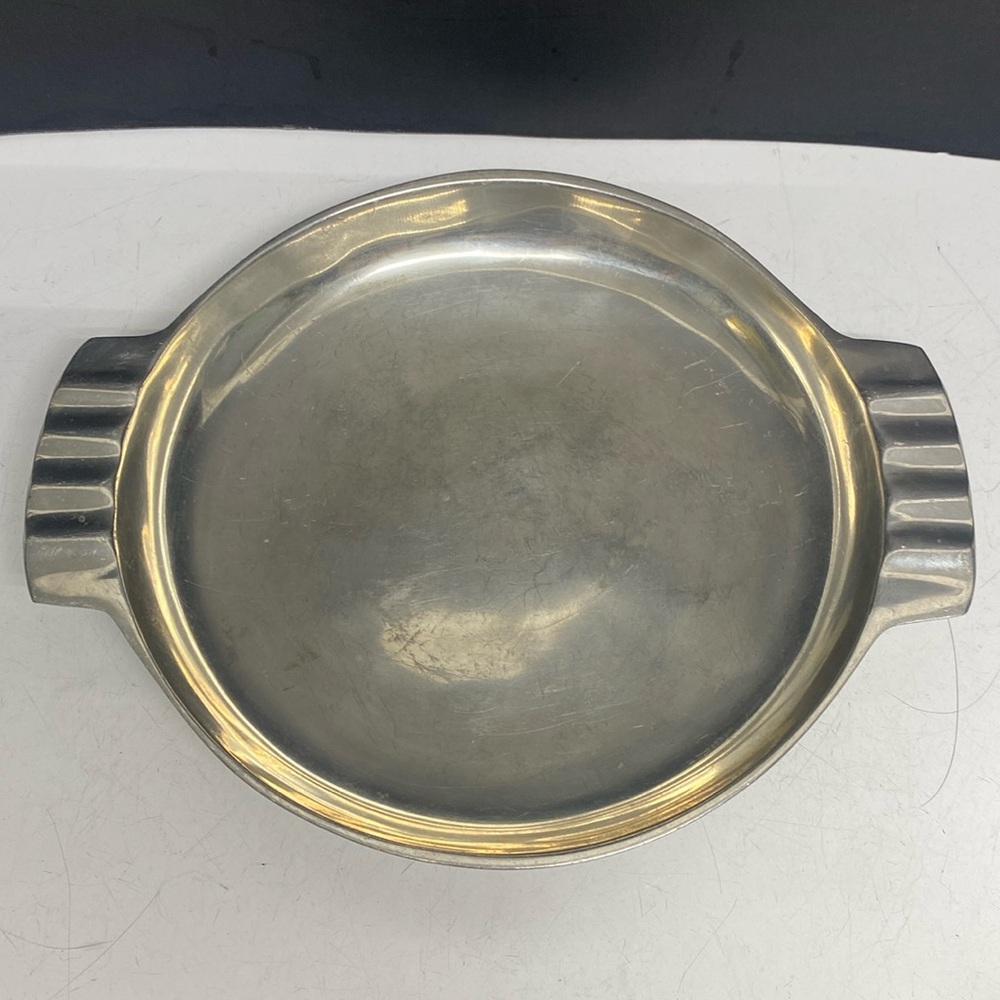 Nambe 728 Platter Aluminum Round Tray Platter